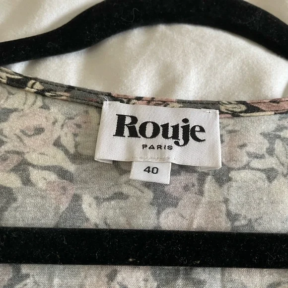 Rouje Floral Long Sleeve Mini Dress - Picture 3 of 4